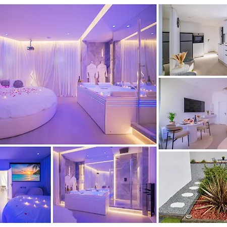 Jacuzzi Privatif, Lit Rond Xxl, Sofa Tantra, Jardin Apartment